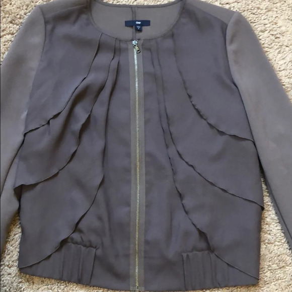 GAP Grey Detailed Jacket - Picture 3 of 5